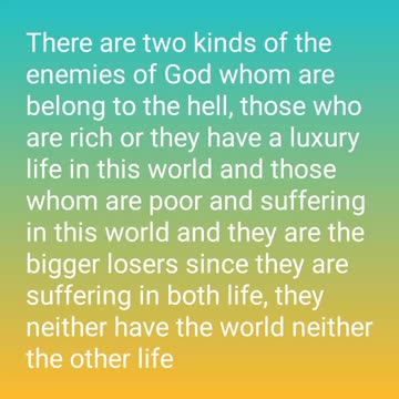 The enemies of God