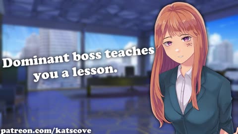 ASMR - dominant boss teaches you a lesson [suggestive] [reupload archive]