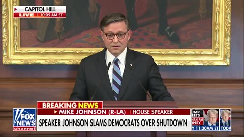 SPEAKER JOHNSON: “Chuck Schumer has been in Congress for 44 years."