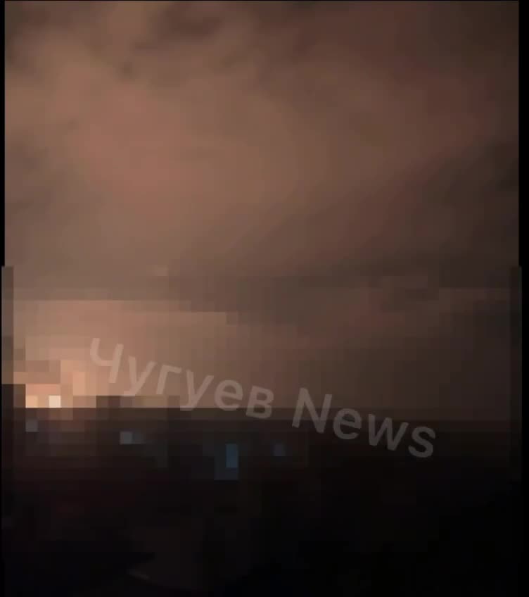 More than 15 explosions heard: Russia is massively attacking Chuhuiv in the Kharkiv