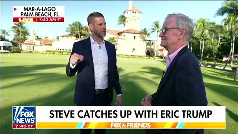 'Exact same': Eric Trump describes how they are turning the White House into Mar-a-Lago