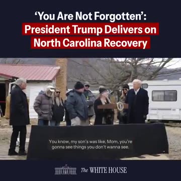 Biden failed North Carolina. Trump immediately made them better.