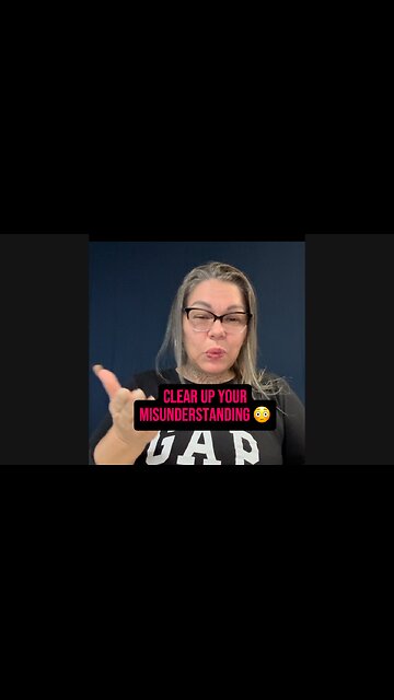 🚨 Clear Up Your Misunderstandings 😱 #ASL #deaf #signlanguage