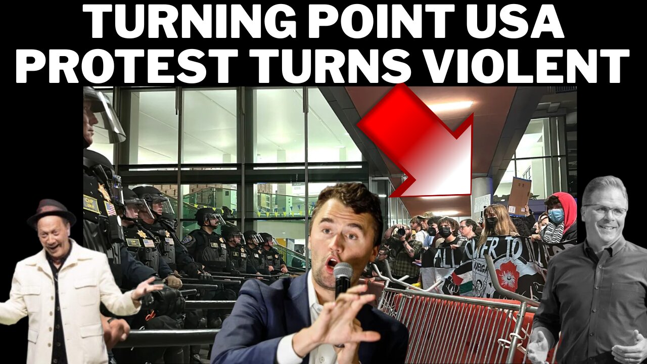 Turning Point USA UC Berkeley Protest Turns Into Fights and Brawls