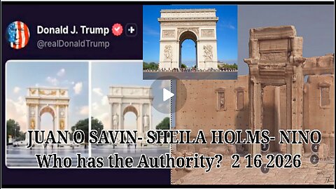 JUAN O SAVIN- SHEILA HOLMS- NINO Who has the Authority 2 16 2026