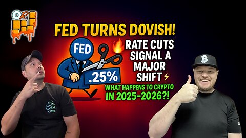 🚨FED TURNS DOVISH!🔥 Rate Cuts Signal a MAJOR Shift — What Happens to Crypto in 2025–2026?!⚡