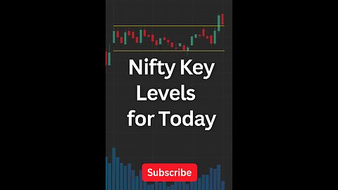Nifty Key Level for Today | Pre Market Analysis
