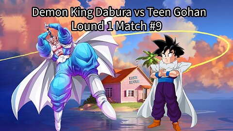 Lound 1 Match #9: Demon King Dabura vs Teen Gohan (DB: Raging Blast 2 Ultimate Tournament)