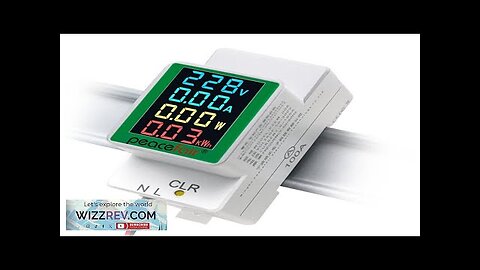 Peacefair® PZEM-008 Din Rail Electricity Digital Power Energy Meter Watt Kwh Wattmeter Review