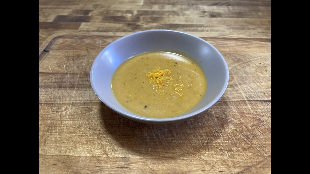 (Vegetarian) Orange Squash Soup