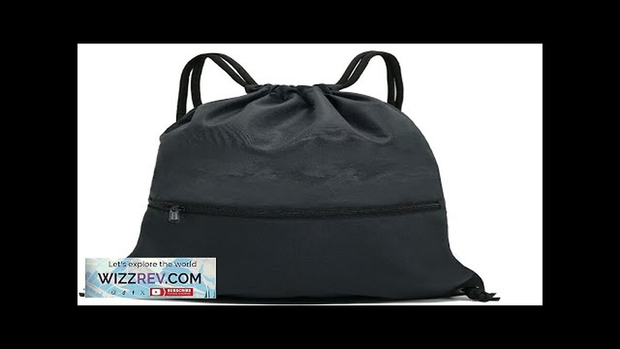 HOLYLUCK Drawstring Backpack Bag Sport Gym Sackpack Review