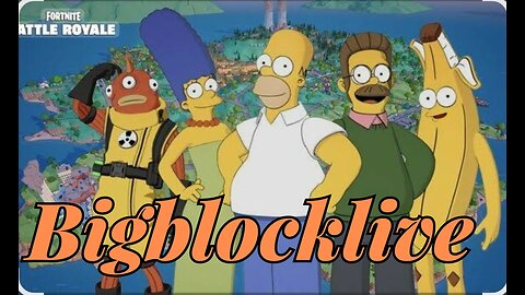 The Simpsons on fortnite