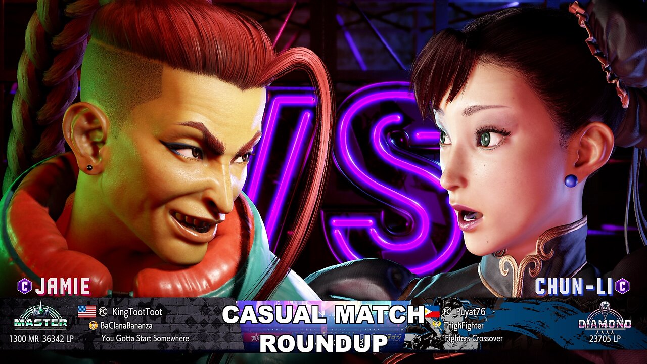 Kuya Kalbo SF6 Casual Match Roundup. Chun Li 4 star Diamond Rank [Hori Fight Stick]