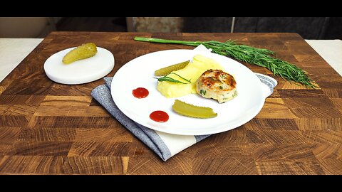 Juicy Chopped Chicken Fritters | Tender Homemade Patties | Pure Taste ASMR