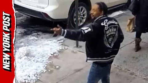Video of man suspected of an antisemitic attack and stabbing in Crown Heights