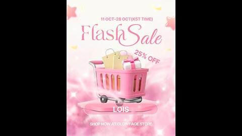 Sale 25% off GlowFace.Store October 11-28 use Code LOIS save 💰💗💗💗#beauty