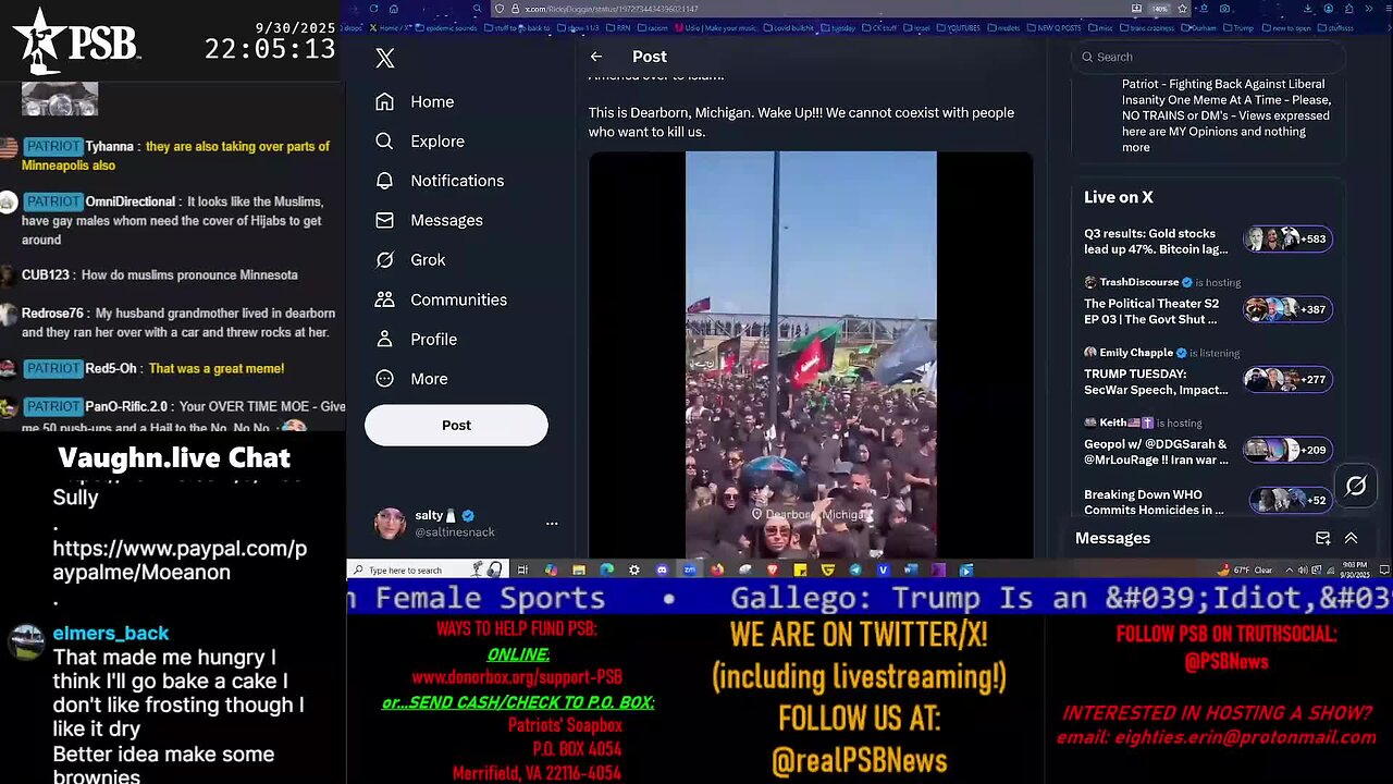 2025-09-30 22:00 EDT - The MAGA Mullet Show: with MagaSwaga