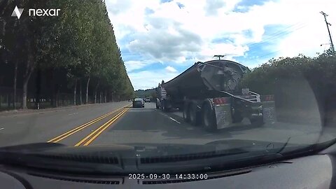 Golfball on the road