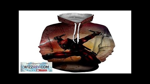 Serious Deadpool Dual Blades Fighting Fashionable Print Hoodie Review