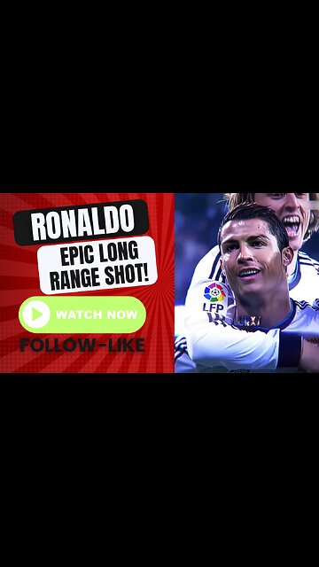 ⚽Ronaldo’s Bold Strike: Watch the Legend Take Aim from Outside the Box!