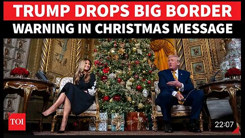 Trump Quizzes Kids On Christmas, Then Drops US Border Warning As Melania Watches; 'No Bad Santa...'