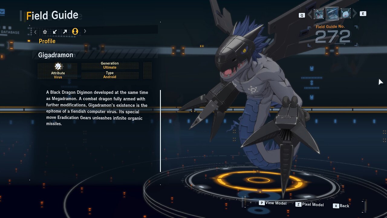 gigadramon all digivolution/de-digivolution/profile Digimon Story Time Stranger