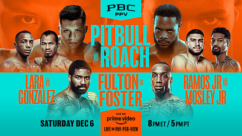 PITBULL CRUZ x LAMONT ROACH JR | LIVE COMMENTARY BLOW-BY-BLOW