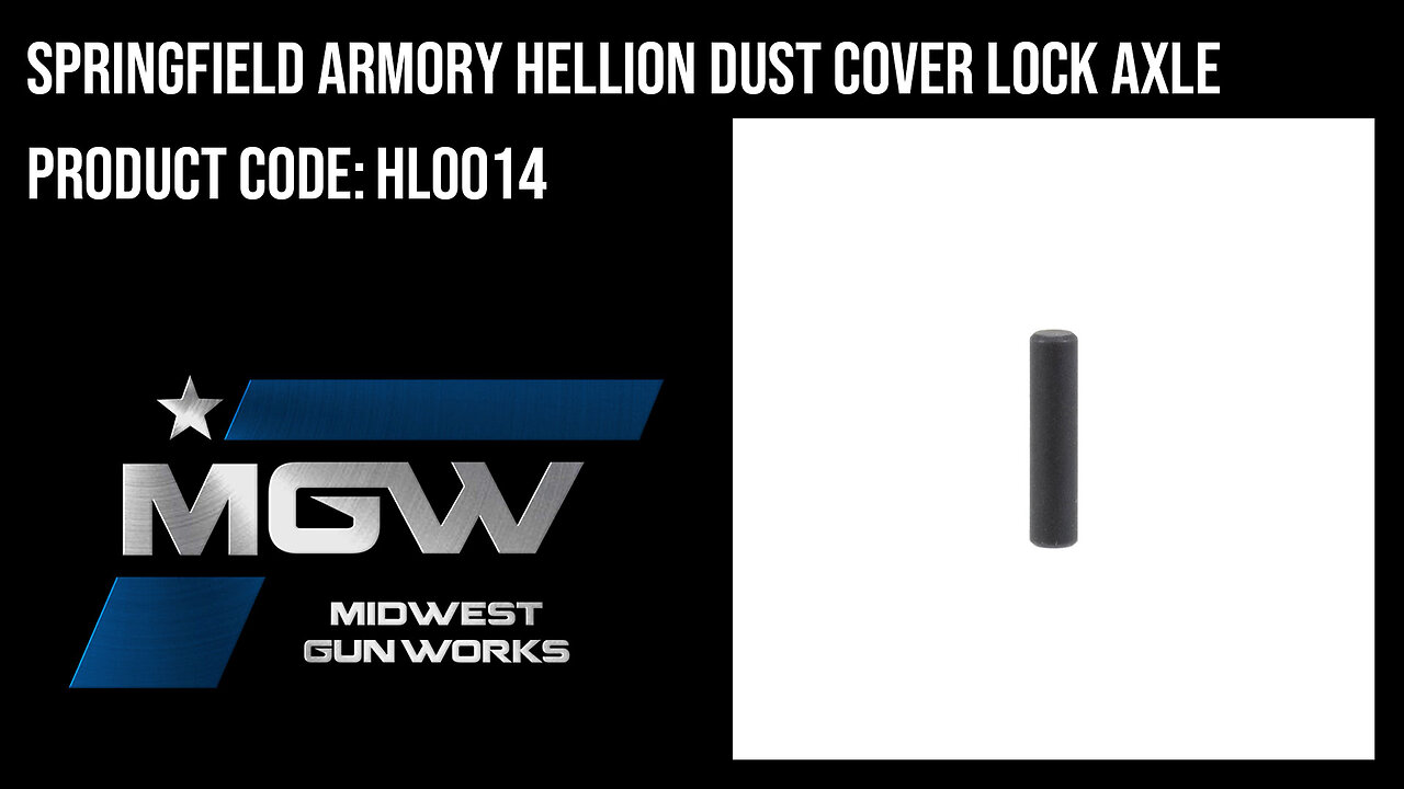 Springfield Armory Hellion Dust Cover Lock Axle - HL0014