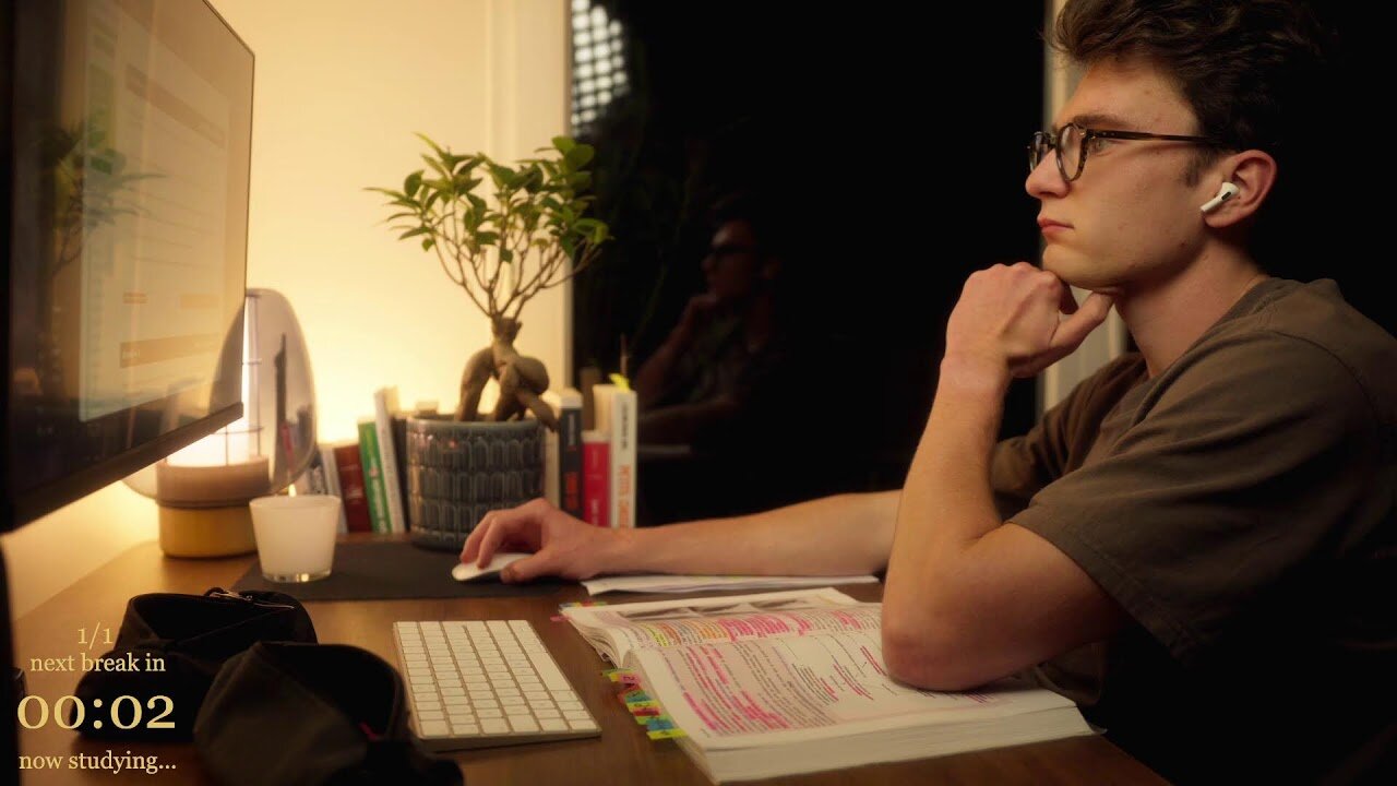 2-HOUR | Study With Me | No break, Deep work, No music