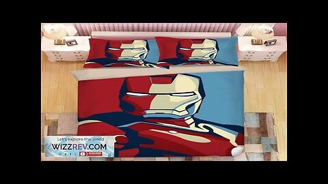 Marvel Avengers Iron Man Vibrant Red And Blue Bedding Set Review