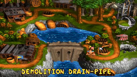 D.K.C. 3™ : DIXIE KONG'S Double Trouble! / ACT #4. MEKANOS / A4#2. DEMOLITION DRAIN-PIPE! DK