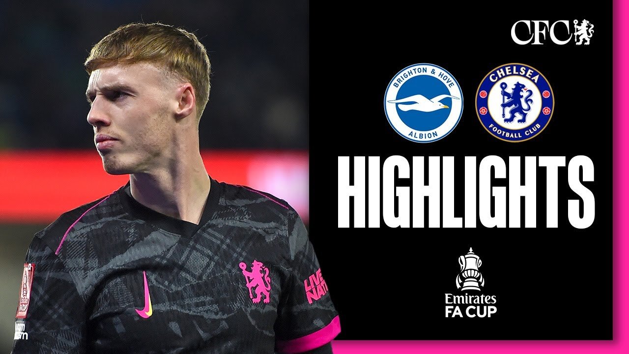 From Underdog to Hero: Brighton vs Chelsea 2-1 FA Cup Highlights!