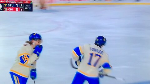 Blues D #17 Cam Fowler PP🥅(2)🏒Wrist-Shot Goal