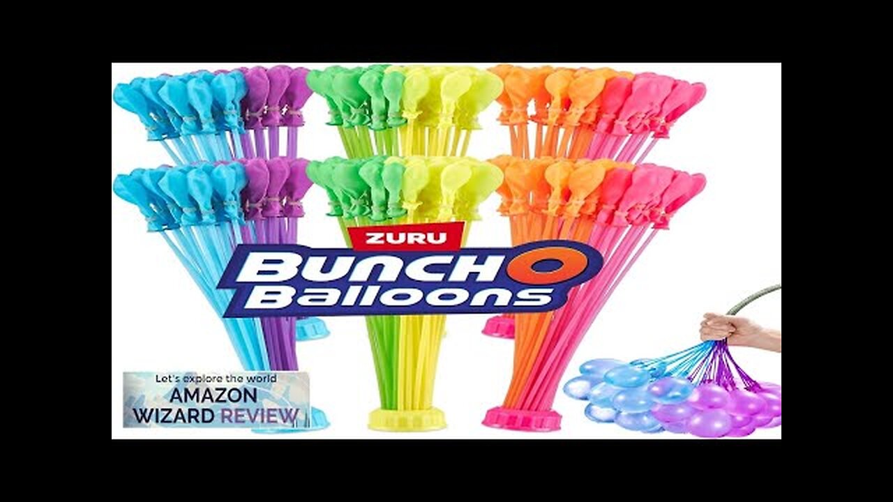 Bunch O Balloons Tropical Party (6 Pack) by ZURU 200+ Rapid-Filling Self-Sealing Review