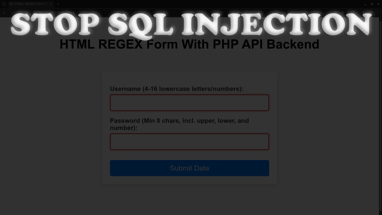PHP Form Security: Validation, Password Hashing (Securely Store Data in MariaDB)