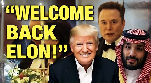 Elon BACK In White House For Lavish Saudi State Dinner!