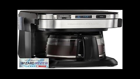 Hamilton Beach Programmable Coffee Maker 12 Cups Front Access Easy Fill Pause Review