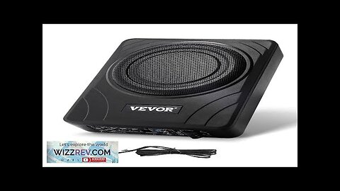 8" 300W Under Seat Car Subwoofer Slim Powered Car/Truck Subwoofer System Review