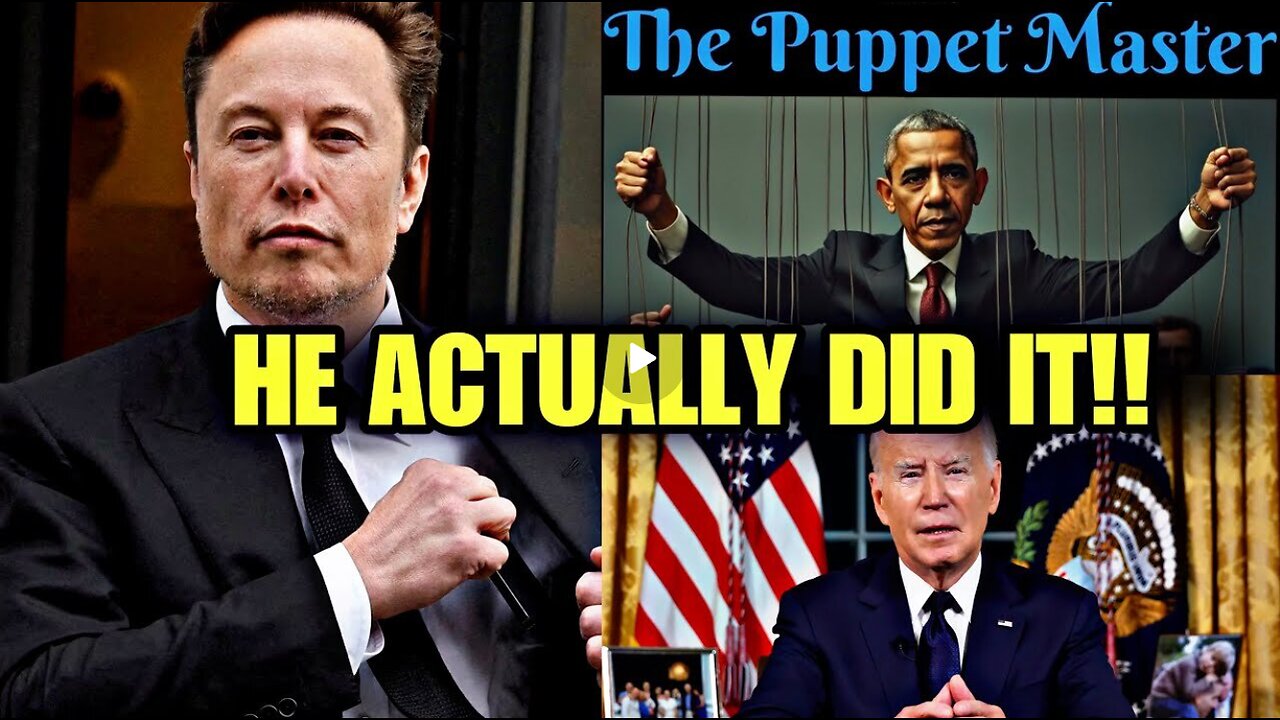 You Won’T Believe What Elon Musk Just Did To Obama In Front Of 200 Million Americans!! Chaos Erupts