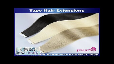 Tape In Extensions 100% Real Human Hair Remy Natural 16"-26"Inch 613 Color Review