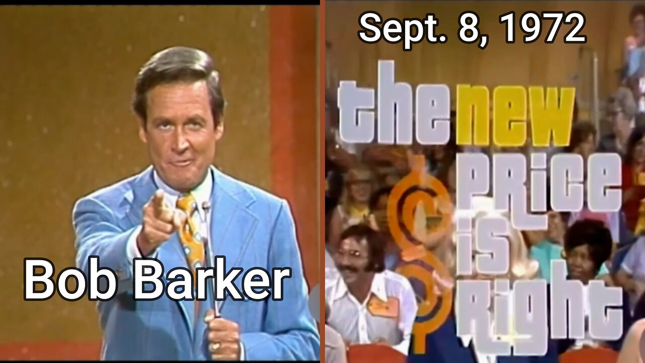 Bob Barker’s First Season The Price Is Right (Sept 8, 1972)