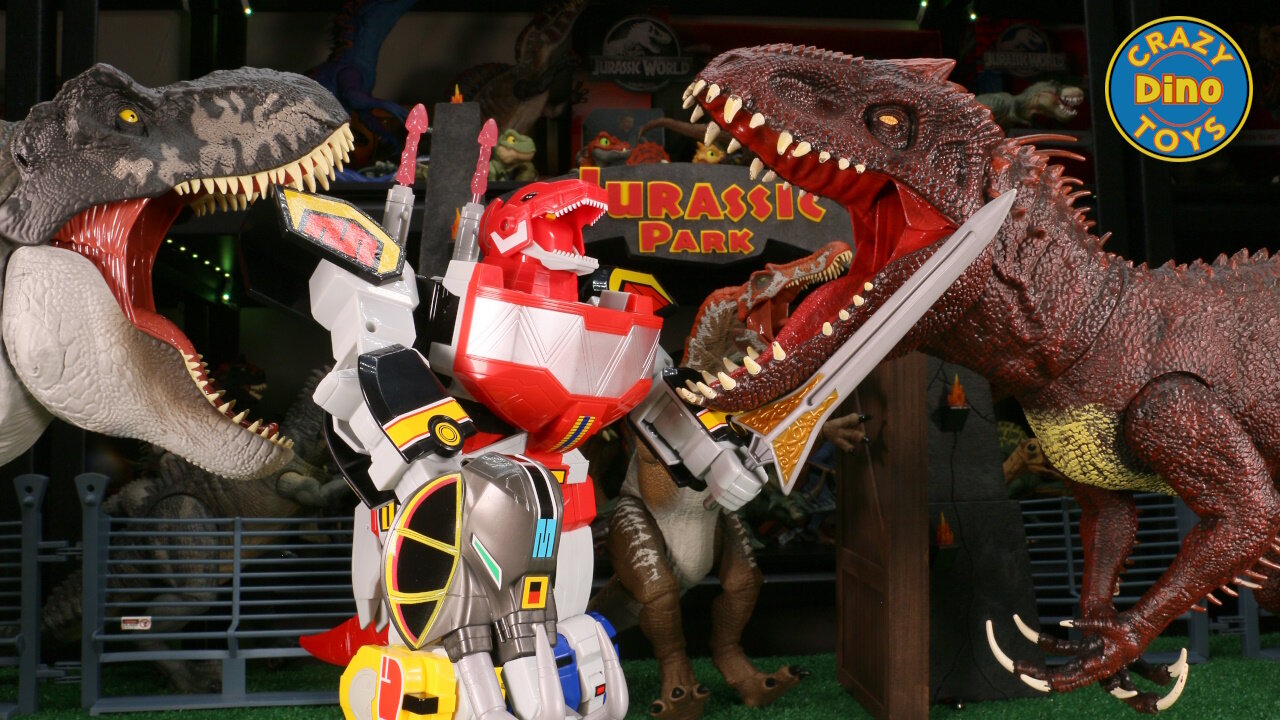 5 Mighty Morphin Power Rangers RE-IGNITION Toys Unboxed 2025 Combine for Megazord Jurassic World 67