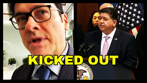 Chicago Reporter KICKED OUT Of Illinois Governor's Press Conference