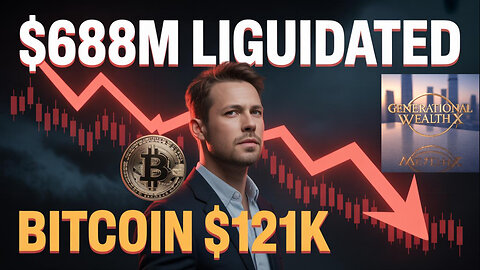 $688 Million Liquidated While You Were Sleeping | Bitcoin Drops to $121K