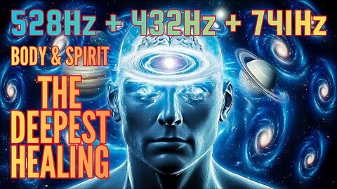 528Hz + 432Hz + 741Hz | The Deepest Healing: Stress Relief, Heal Damage In The Body and Spirit