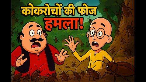Motu Patlu vs cockroaches की फौज! _ Motu Patlu _ मोटू पतलू