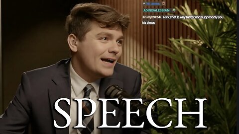 Nick Fuentes Public Speaking Guide.