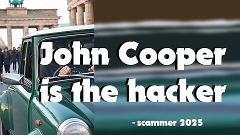 Scammer Claims Hacker in Berlin