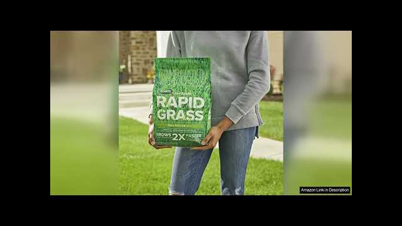 Scotts Turf Builder Rapid Grass Tall Fescue Mix, Combination Seed and Fertilizer, Review