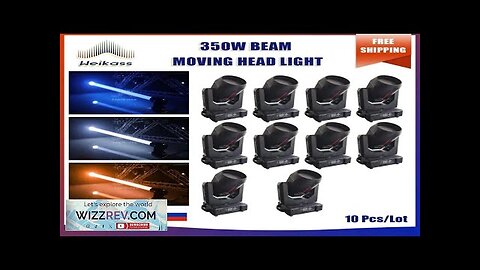 No Tax 10Pcs Moving Head Light 350W Sound Activated Strobe Lighting Review